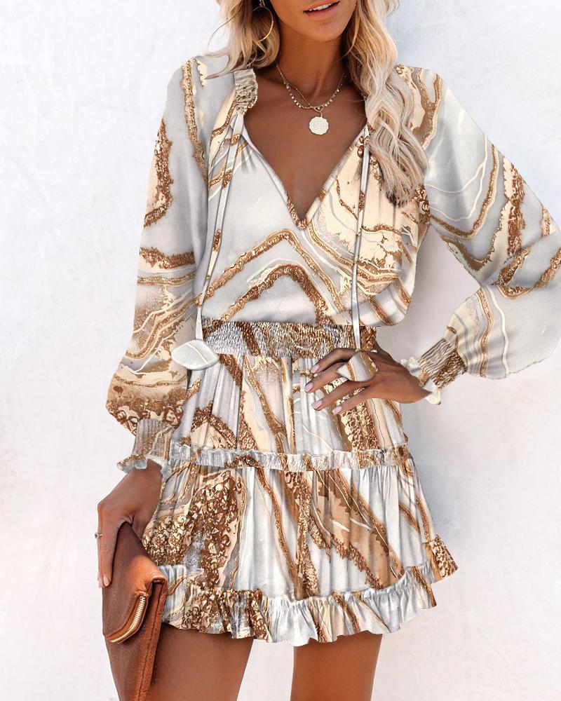 womens-casual-woven-mini-dress-with-neck-ties-and-tiered-ruffles-3