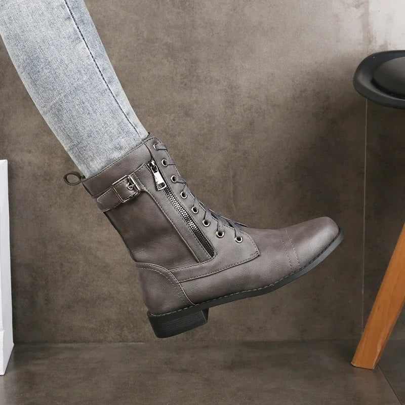 womens-faux-ankle-boots-with-lace-up-and-side-zipper-5
