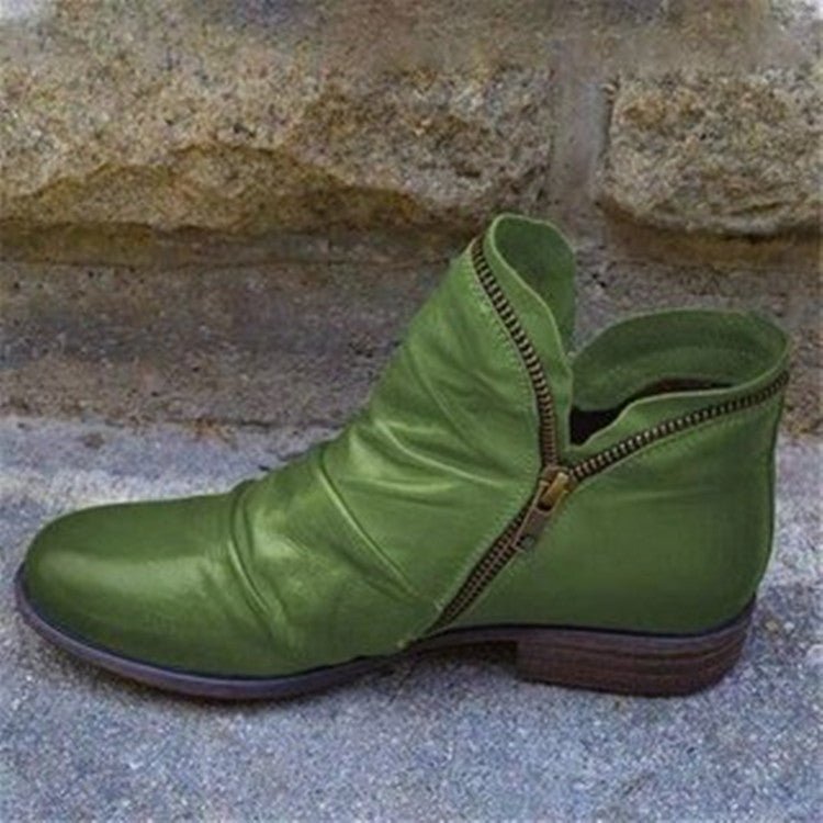 womens-faux-ankle-boots-with-side-zipper-and-ruched-vamp-6