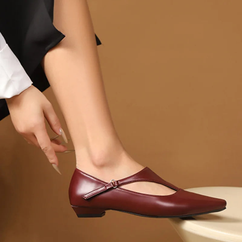 womens-faux-loafers-with-t-strap-and-buckle-5