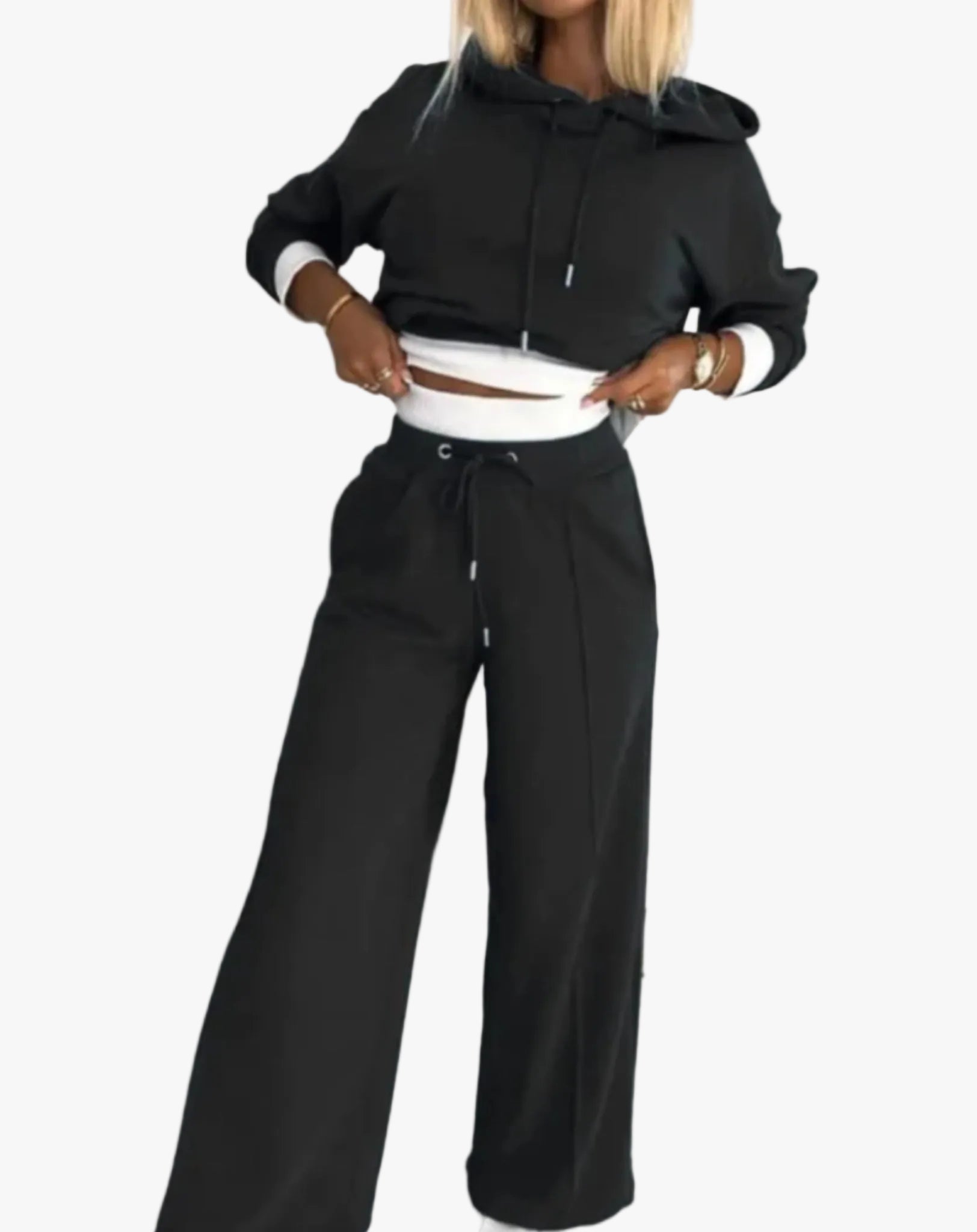womens-knit-hoodie-set-with-drawcord-hood-and-wide-leg-pants-1