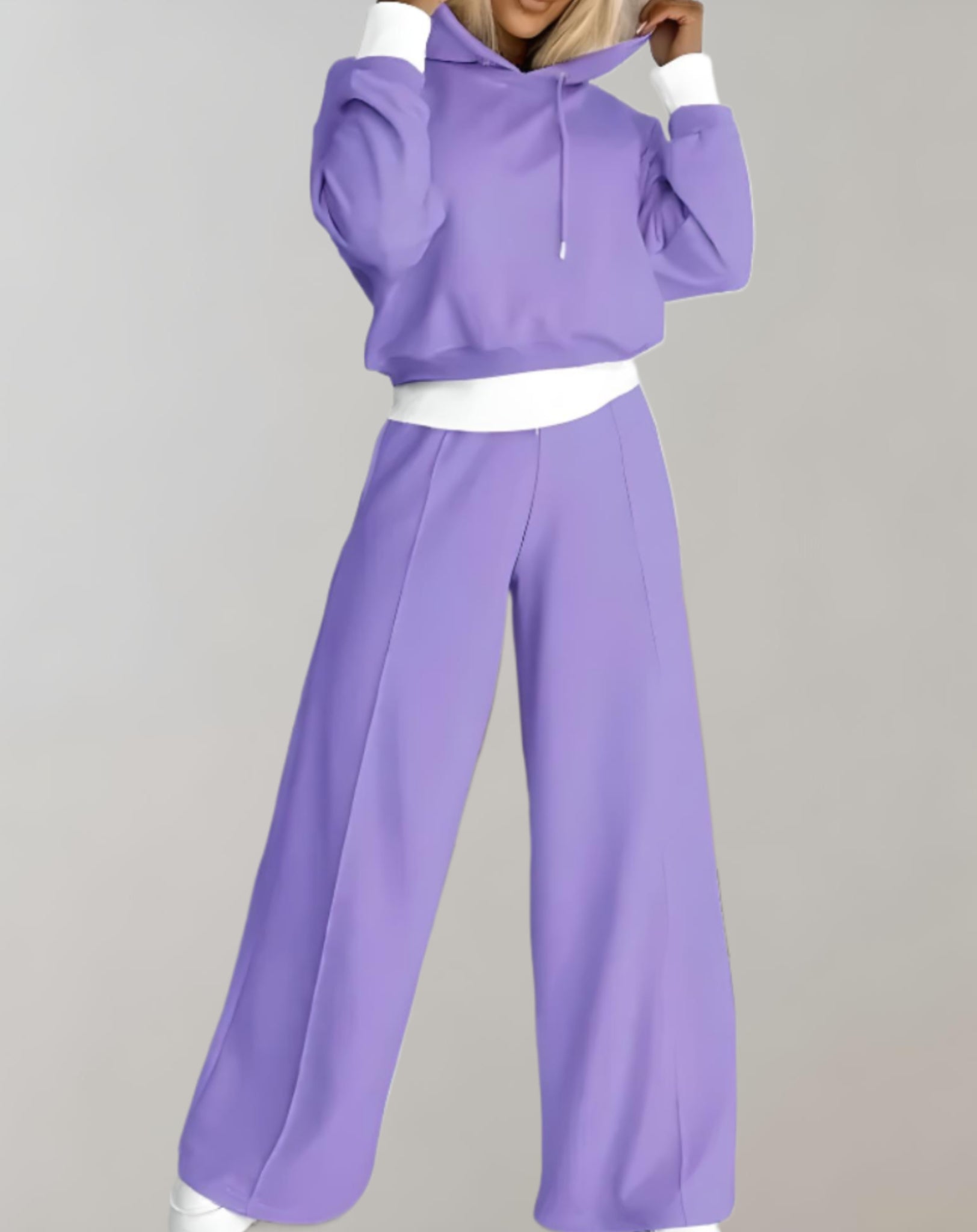 womens-knit-hoodie-set-with-drawcord-hood-and-wide-leg-pants-2