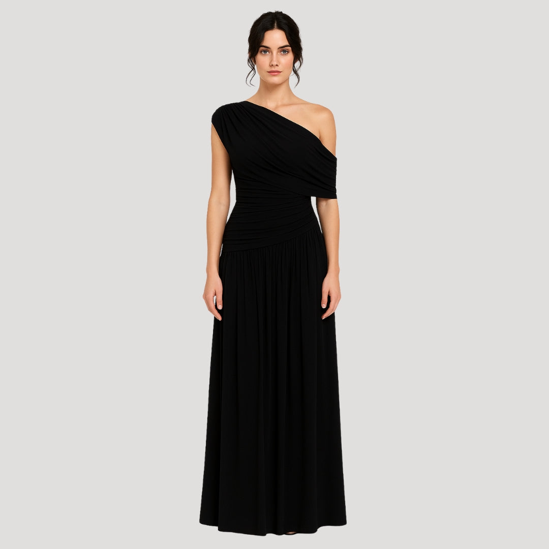 womens-knit-maxi-dress-with-one-shoulder-neckline-and-ruching-5