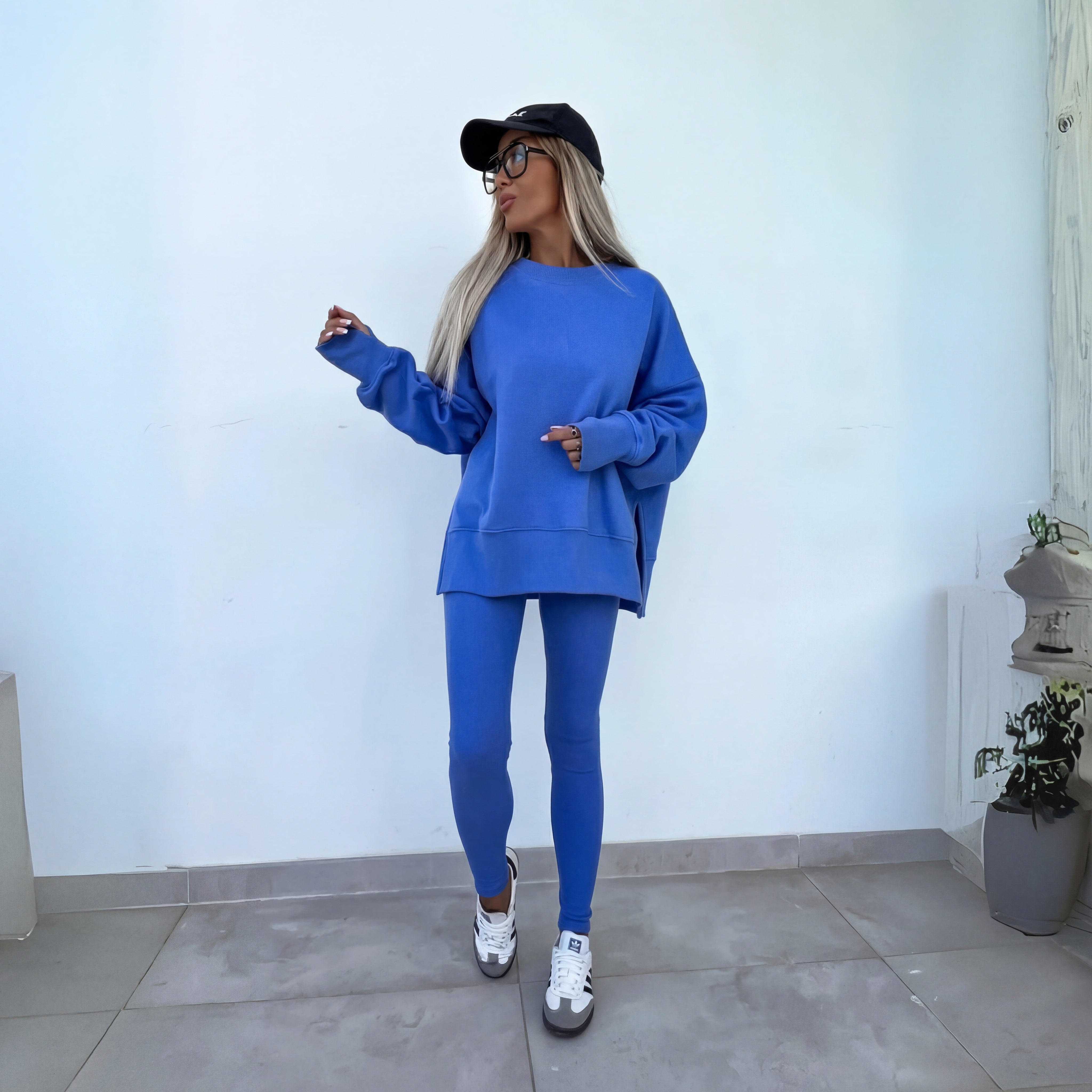 womens-knit-tracksuit-with-crewneck-top-and-pull-on-leggings-2