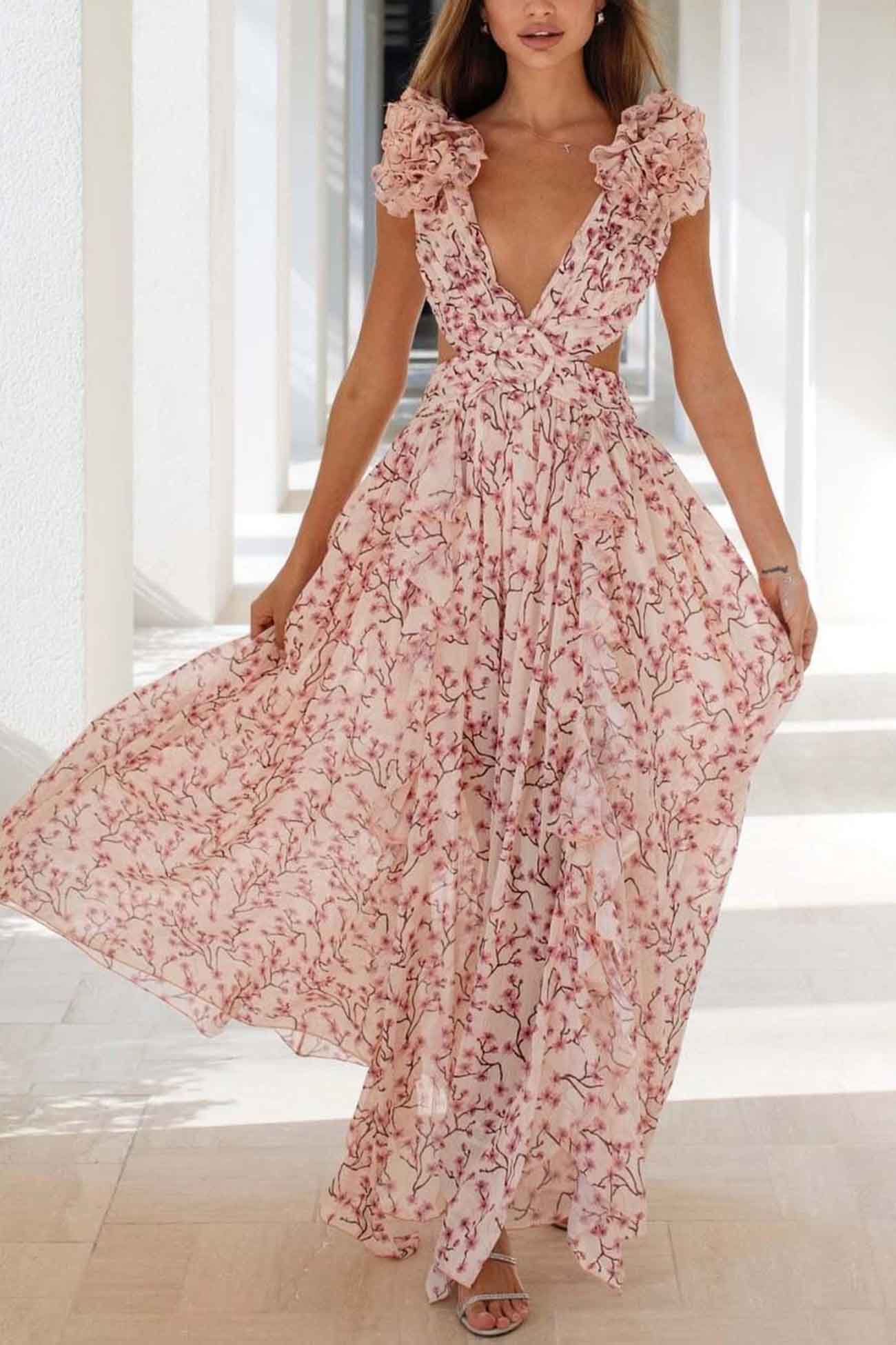womens-maxi-dresses-for-women-in-floral-print-with-waist-cutouts-and-ruffle-straps-3