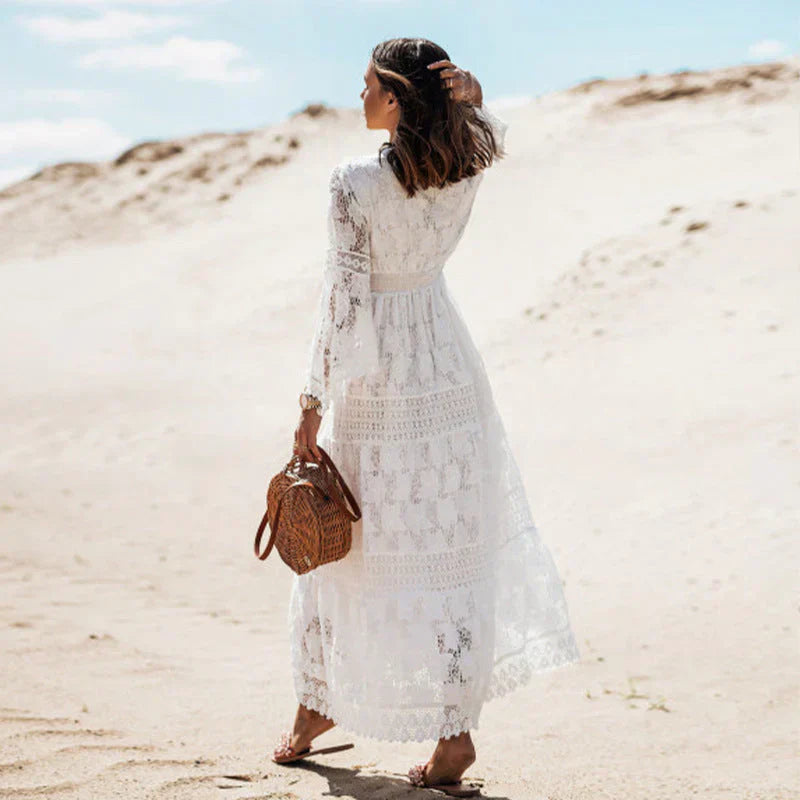 womens-maxi-lace-dress-with-tassel-tie-neck-and-bell-sleeves-2