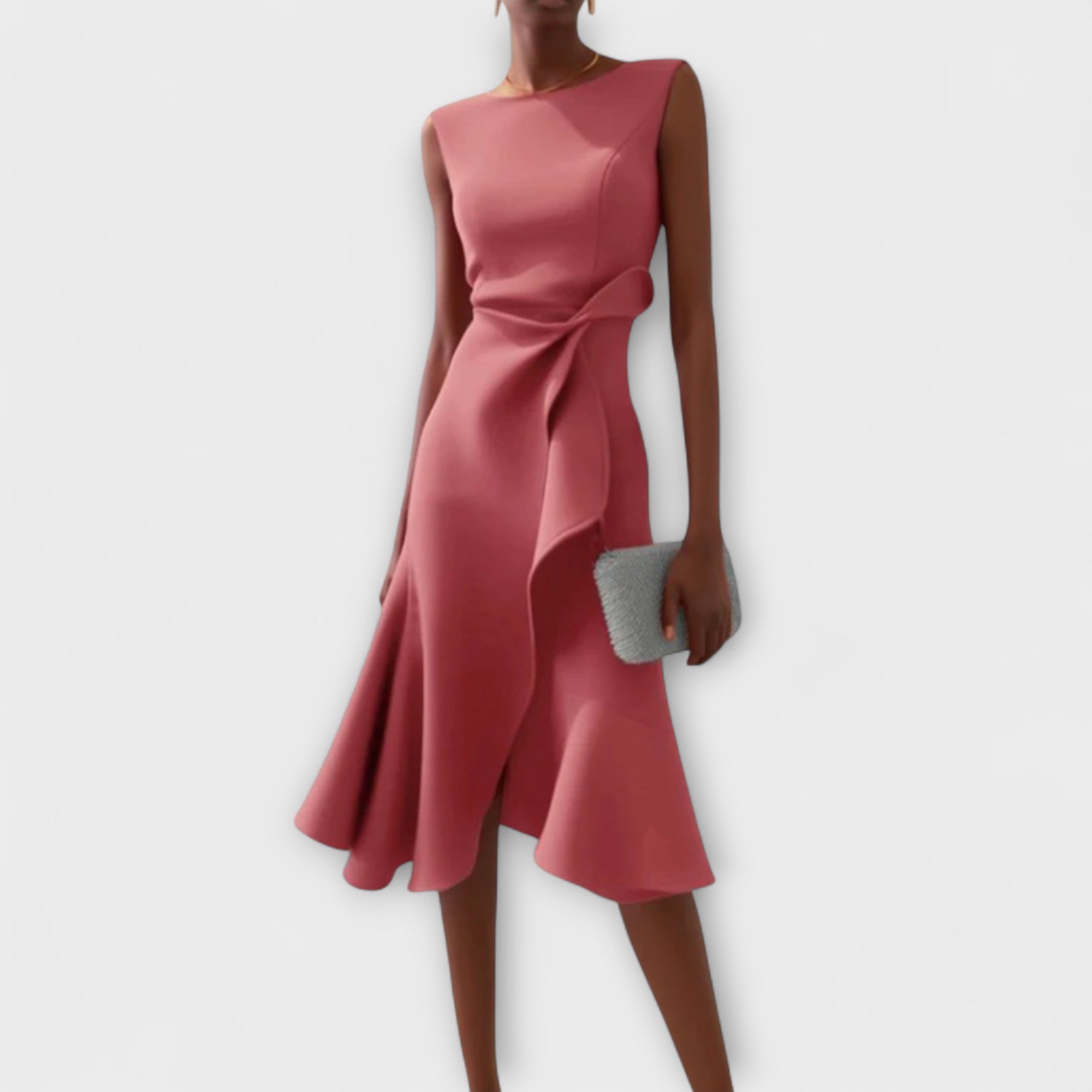 womens-occasion-woven-midi-dress-with-draped-waist-and-asymmetric-hem-3
