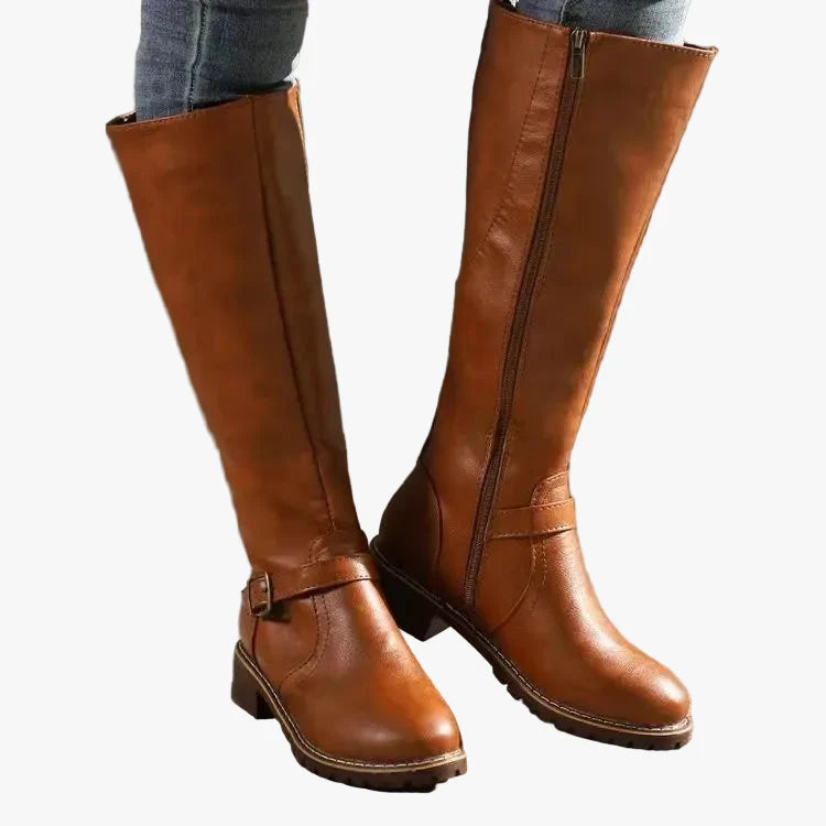 womens-riding-synthetic-boots-with-side-zipper-and-buckle-strap-1