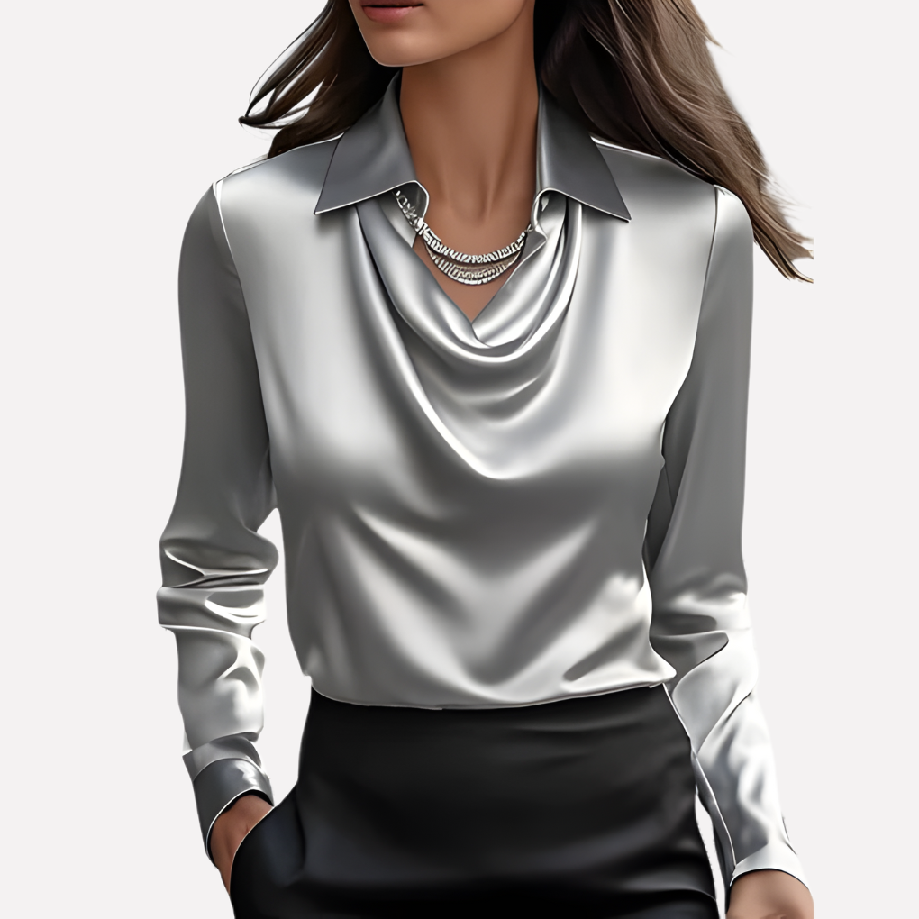 womens-satin-style-woven-blouse-with-draped-neckline-and-cuffs-8