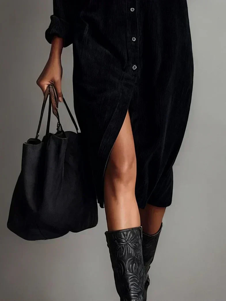 womens-shirt-style-corduroy-midi-dress-with-button-front-and-flap-pockets-9