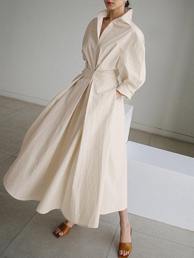 womens-shirt-style-woven-midi-dress-with-tie-waist-and-pockets-2