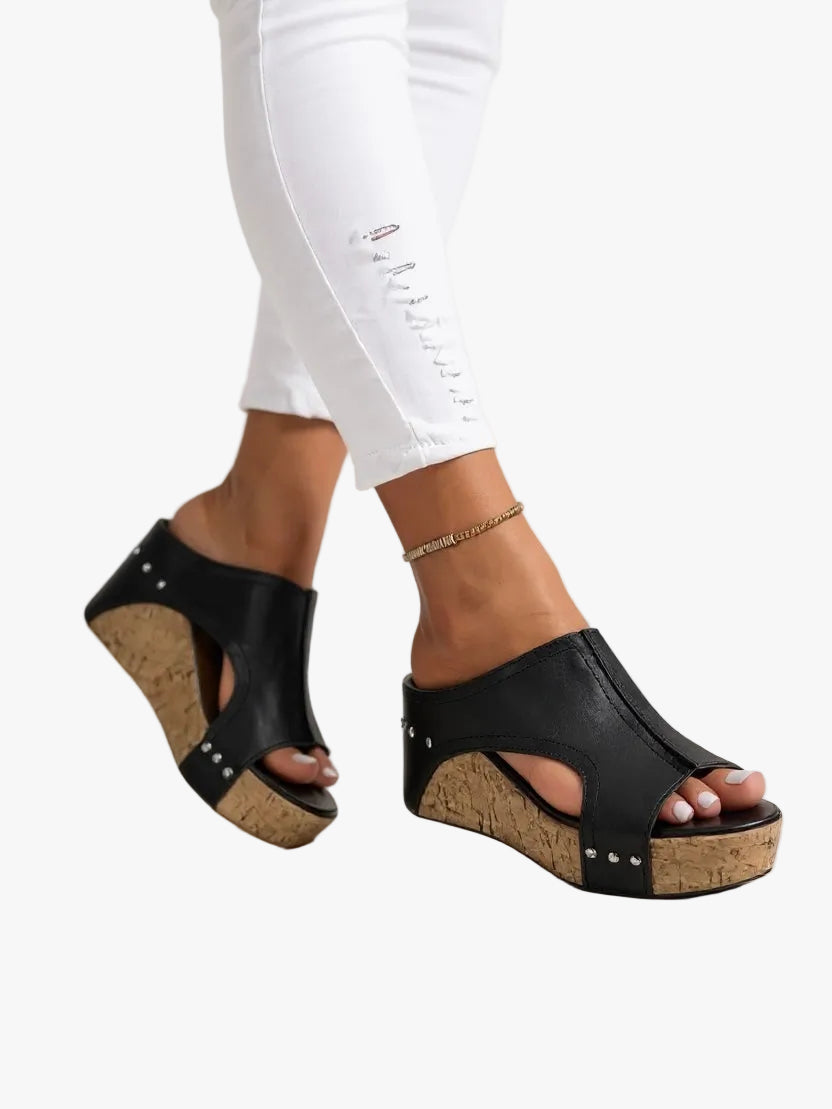 womens-slide-sandals-with-faux-upper-and-wedge-sole-1