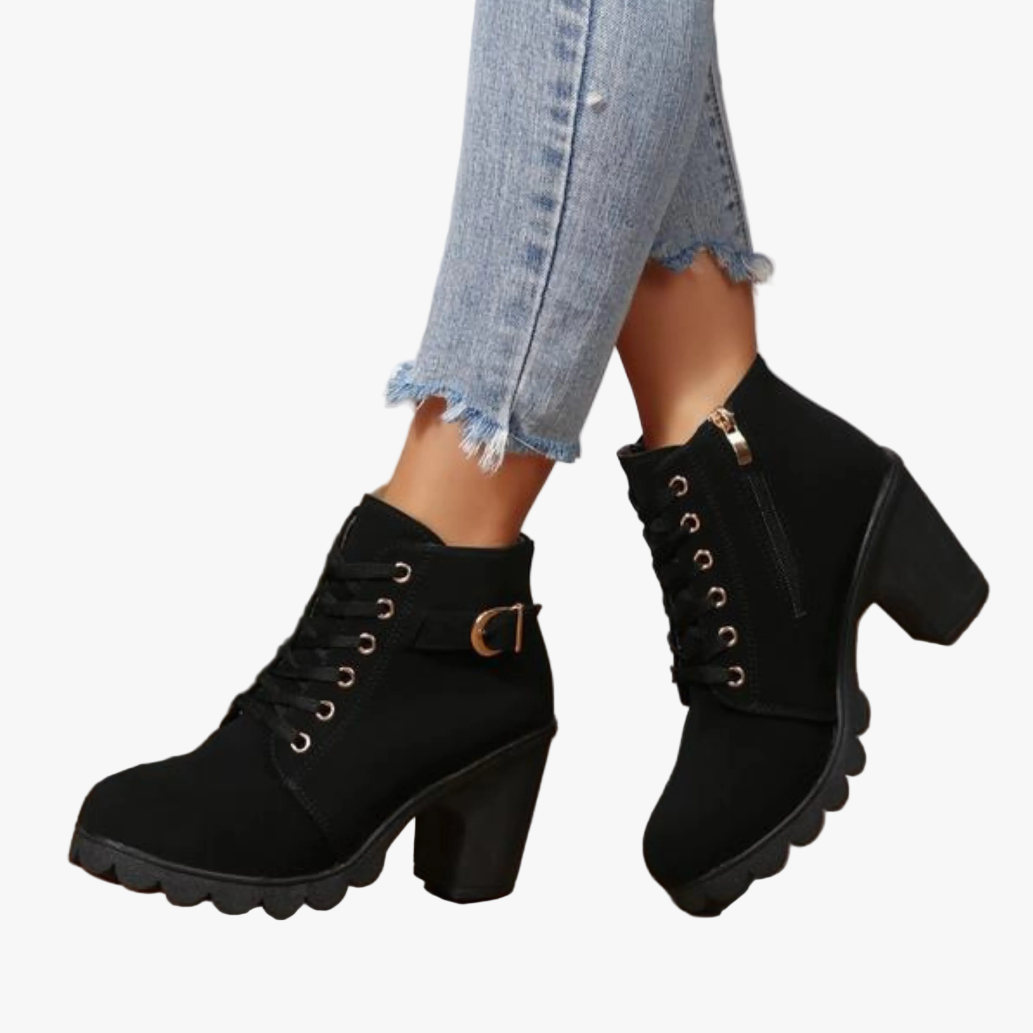 womens-synthetic-ankle-boots-with-lace-up-front-and-side-zipper-1