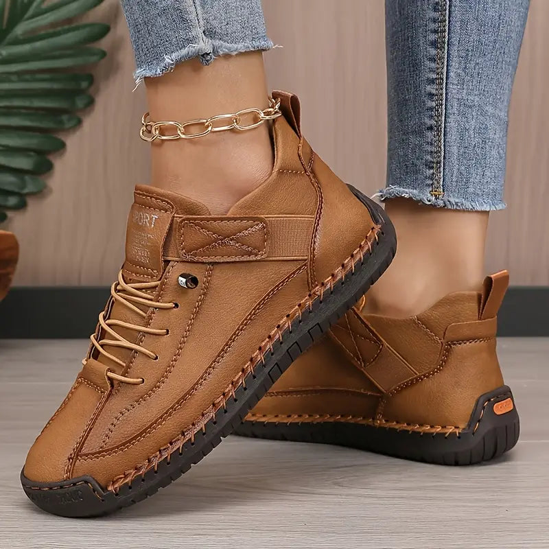 womens-synthetic-lace-up-sneakers-with-platform-sole-and-strap-5