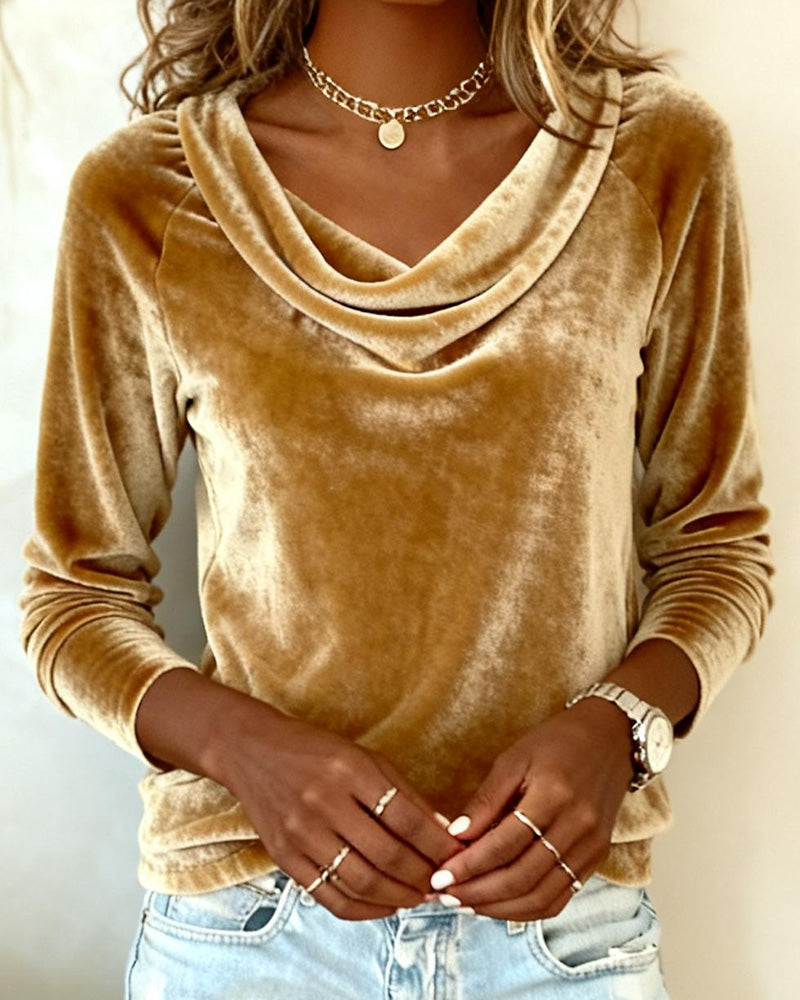 womens-velvet-top-with-draped-v-neck-and-long-sleeves-2