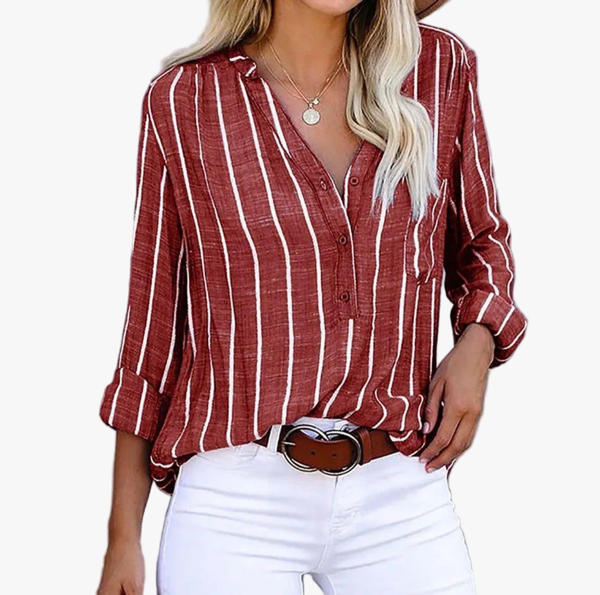 womens-viscose-blouse-with-vertical-stripes-and-roll-tab-sleeves-1