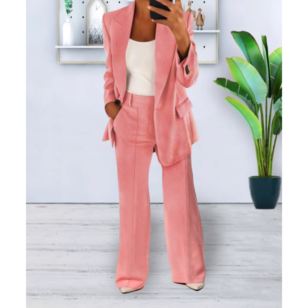 womens-woven-blazer-set-with-notch-lapels-and-straight-leg-pants-8
