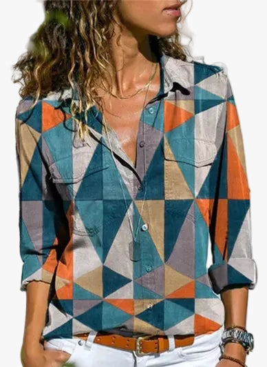 womens-woven-blouse-with-button-placket-and-roll-tab-sleeves-1