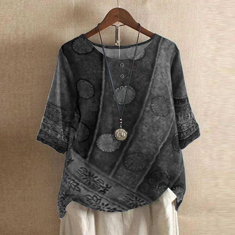 womens-woven-blouse-with-henley-buttons-and-cuffed-sleeves-2