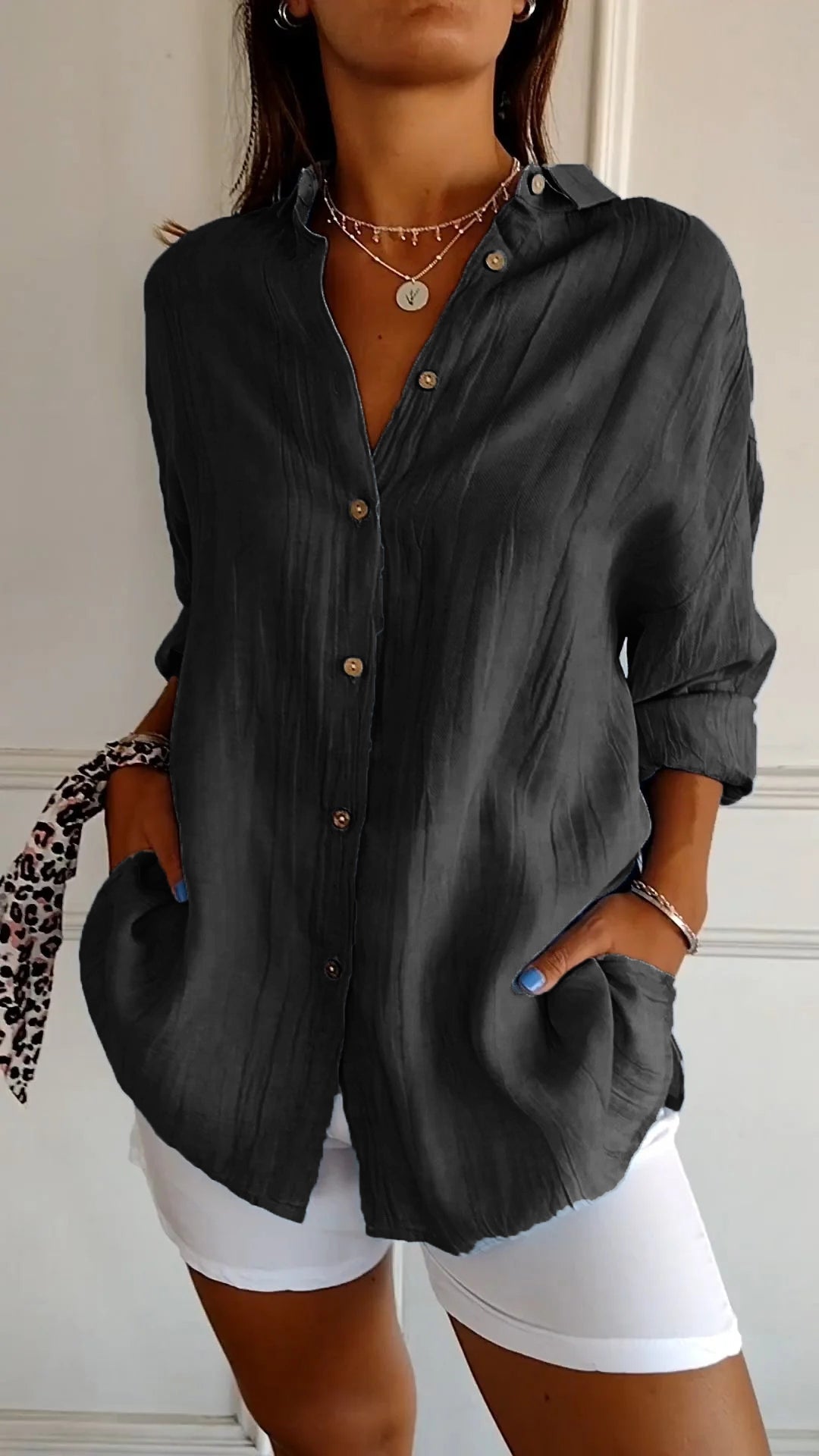 womens-woven-button-front-shirt-with-pointed-collar-and-roll-tab-sleeves-11