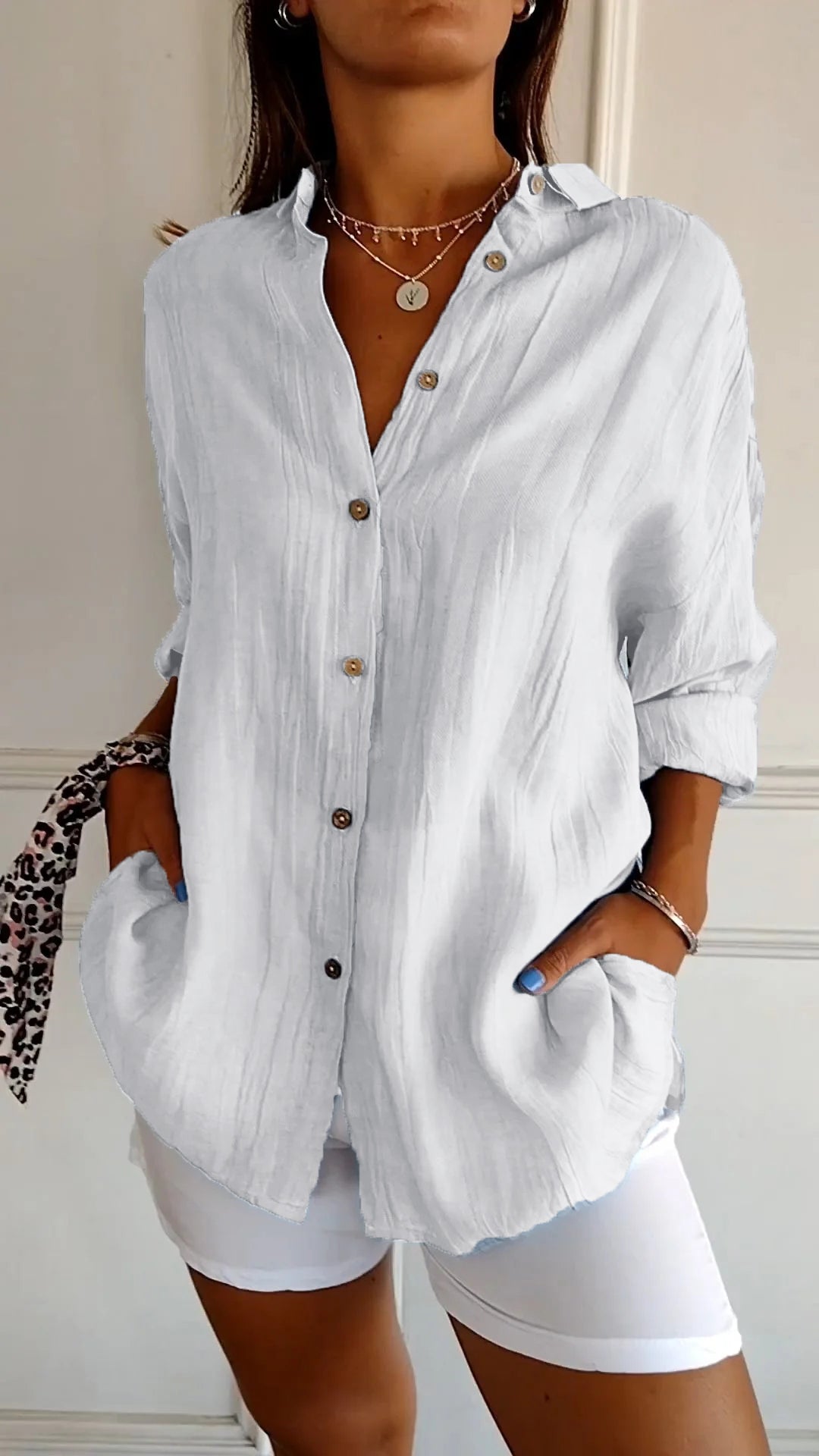 womens-woven-button-front-shirt-with-pointed-collar-and-roll-tab-sleeves-12