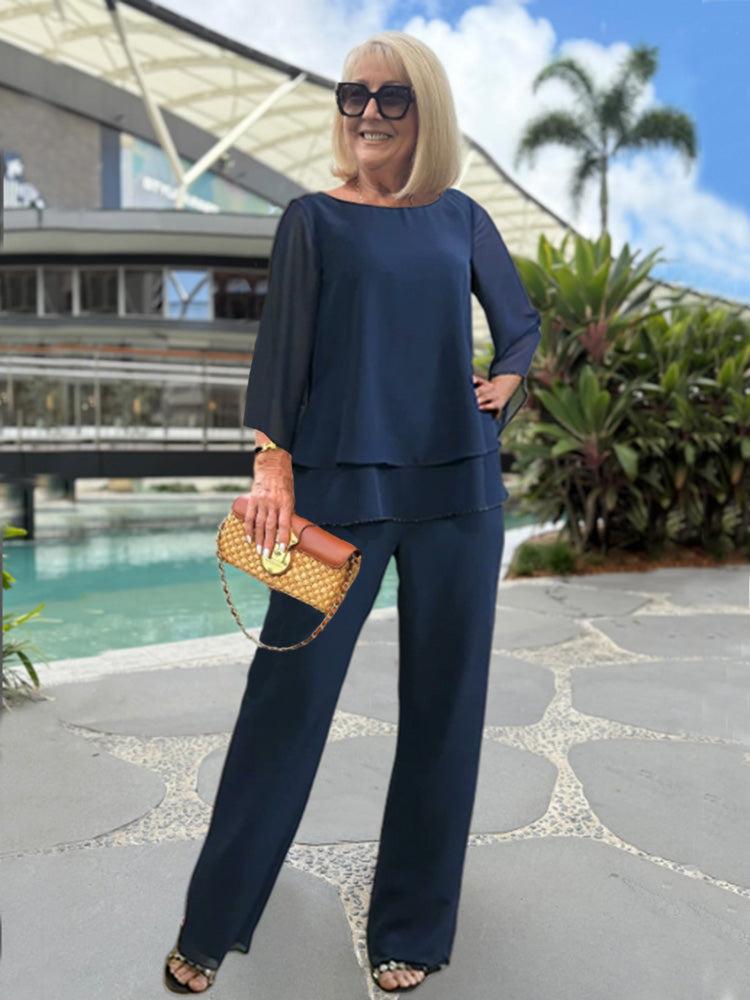 womens-woven-loungewear-set-with-layered-hem-and-wide-legs-2