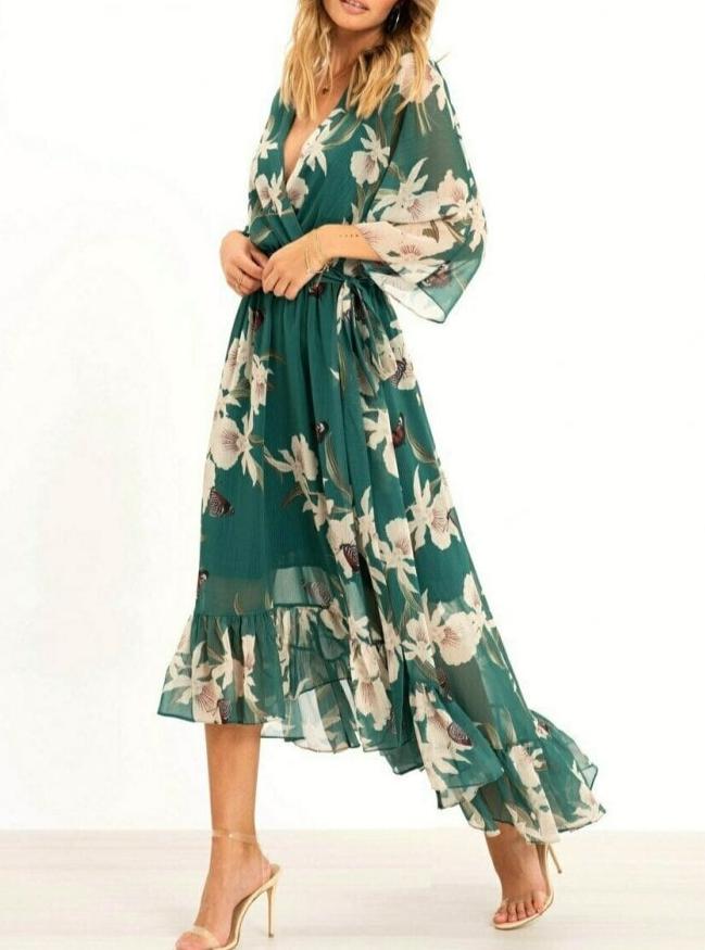 womens-woven-maxi-dress-with-v-neck-and-ruffle-hem-3