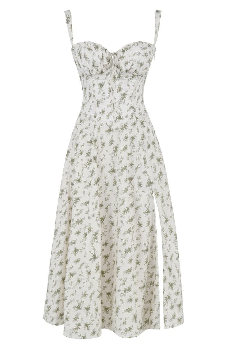 womens-woven-midi-dress-with-bustier-bodice-and-side-slit-18