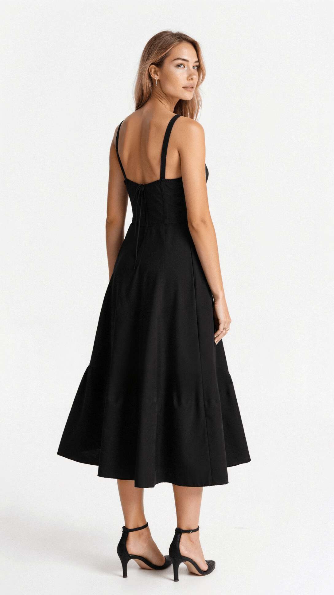 womens-woven-midi-dress-with-bustier-bodice-and-side-slit-4
