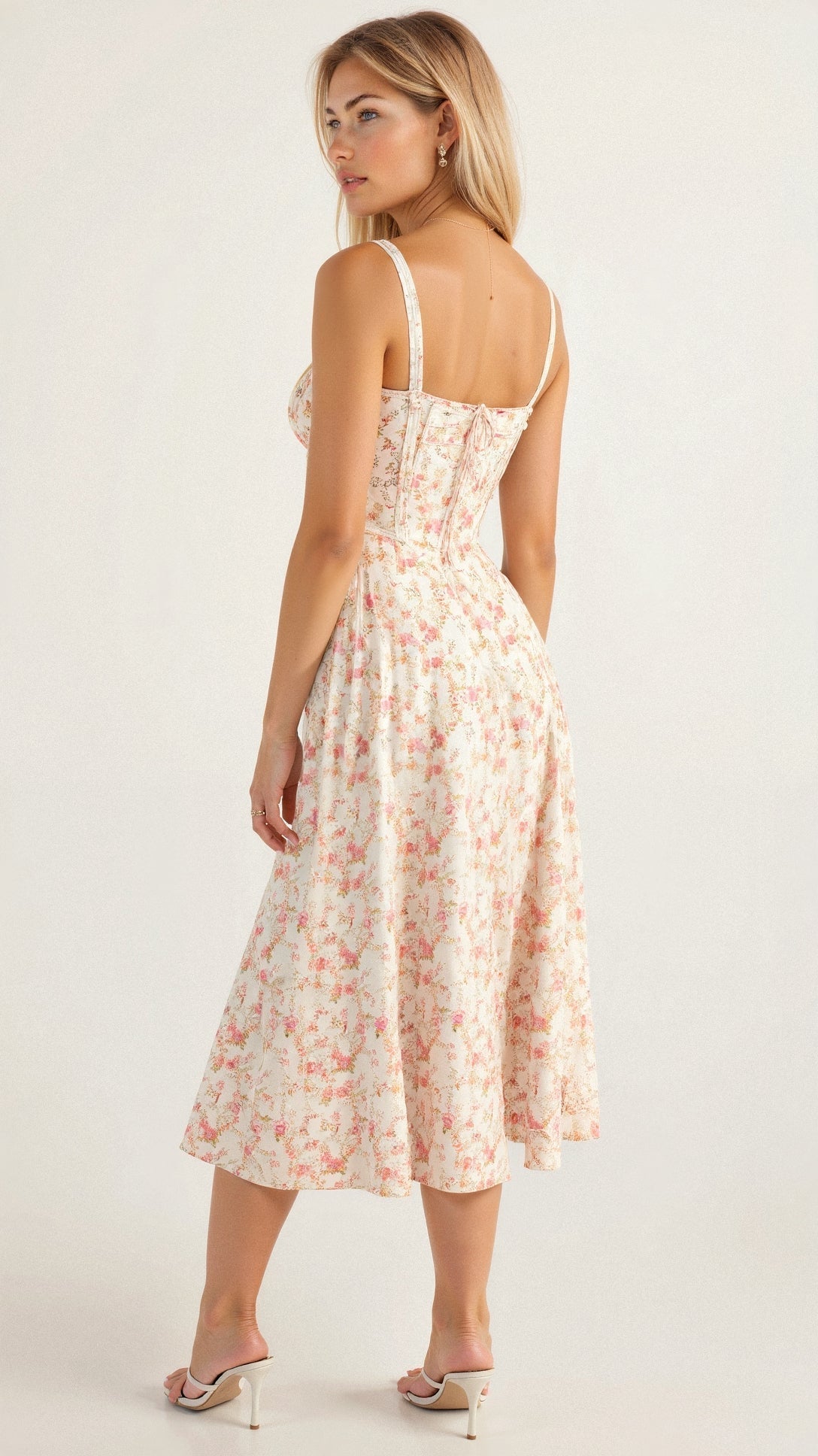 womens-woven-midi-dress-with-bustier-bodice-and-side-slit-6