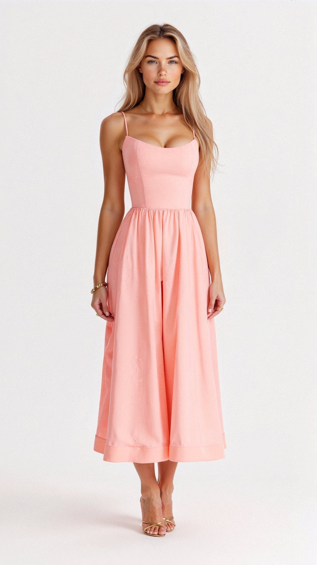 womens-woven-midi-dress-with-spaghetti-straps-and-scoop-neck-9