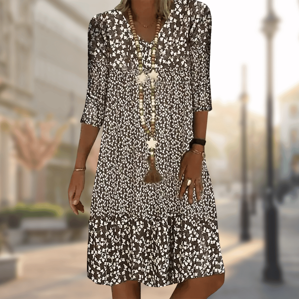 womens-woven-midi-dress-with-v-neck-and-ruffle-hem-3