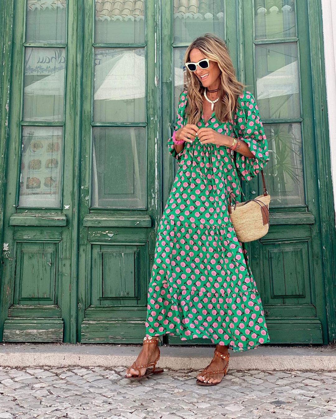 womens-woven-midi-dress-with-v-neck-and-tiered-ruffle-hem-4