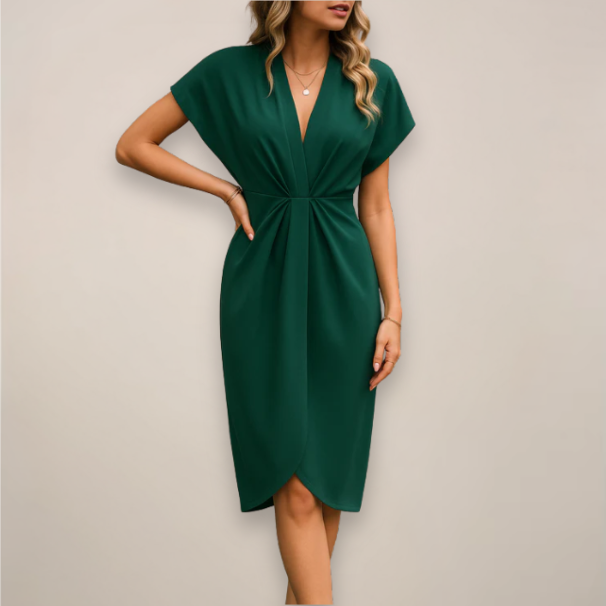 womens-woven-midi-dress-with-v-neck-and-wrap-overlay-4