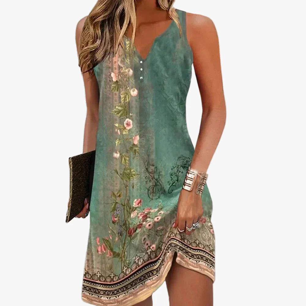 womens-woven-mini-dress-with-v-neck-and-button-placket-1