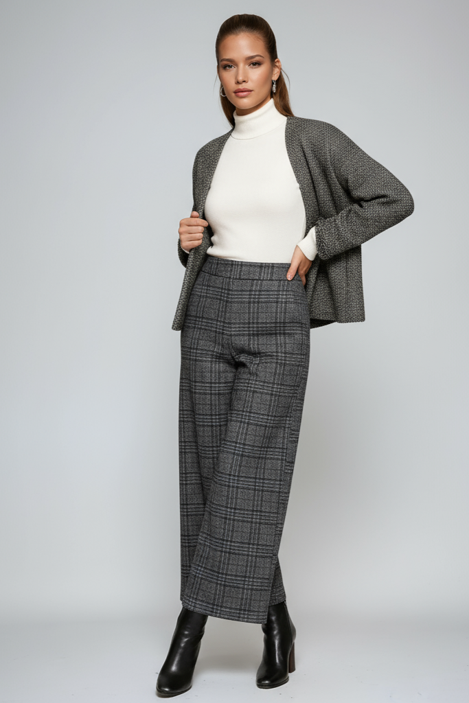 womens-woven-pants-with-belted-waist-and-wide-legs-4