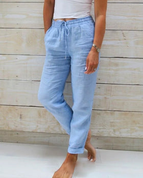 womens-woven-pull-on-pants-with-drawstring-waist-and-pockets-2
