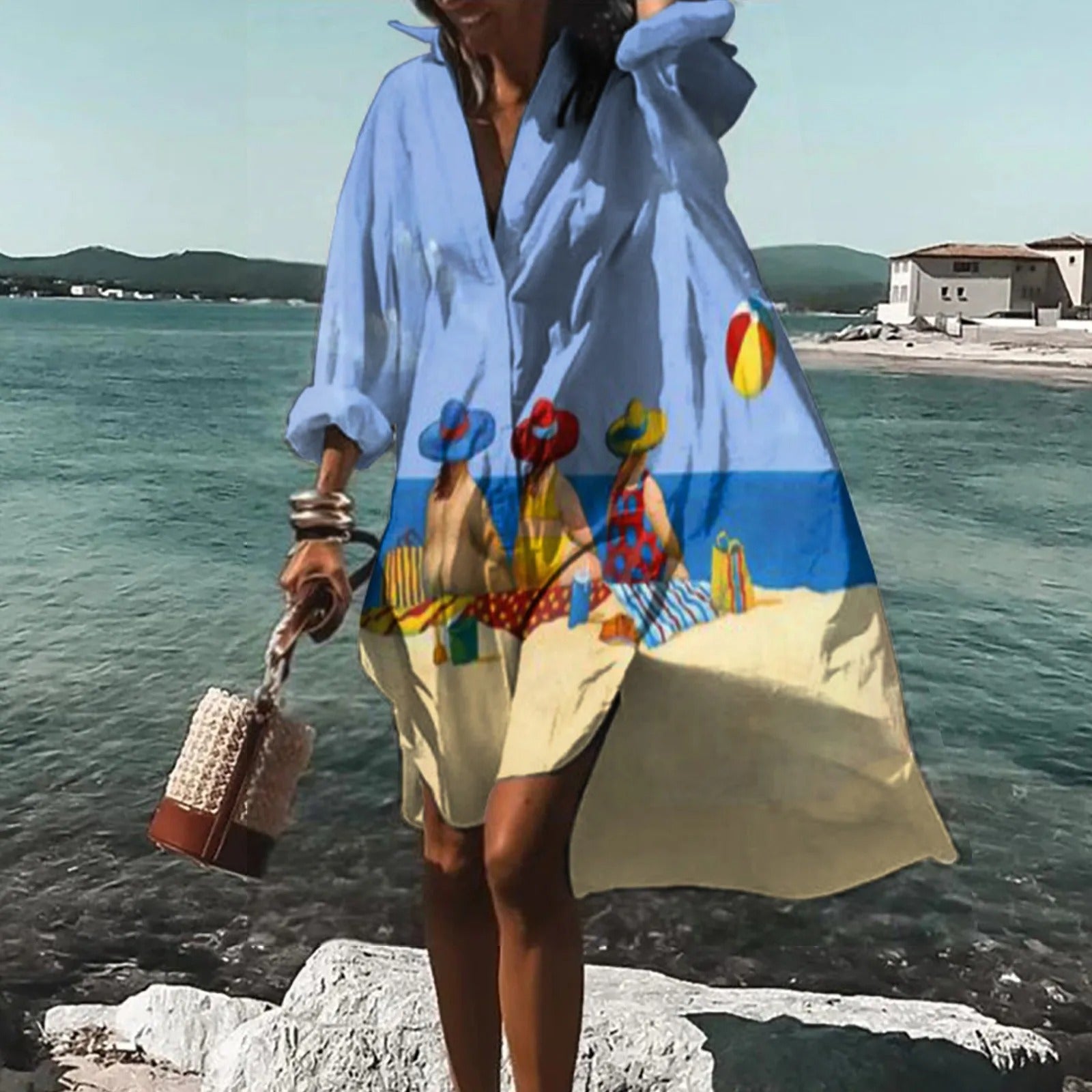 womens-woven-shirt-dress-with-button-front-and-collar-5