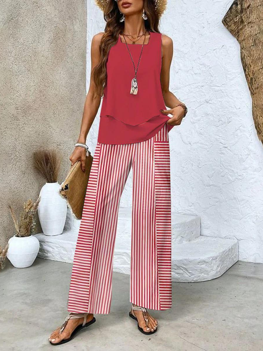womens-woven-two-piece-set-with-layered-tank-and-wide-leg-pants-6