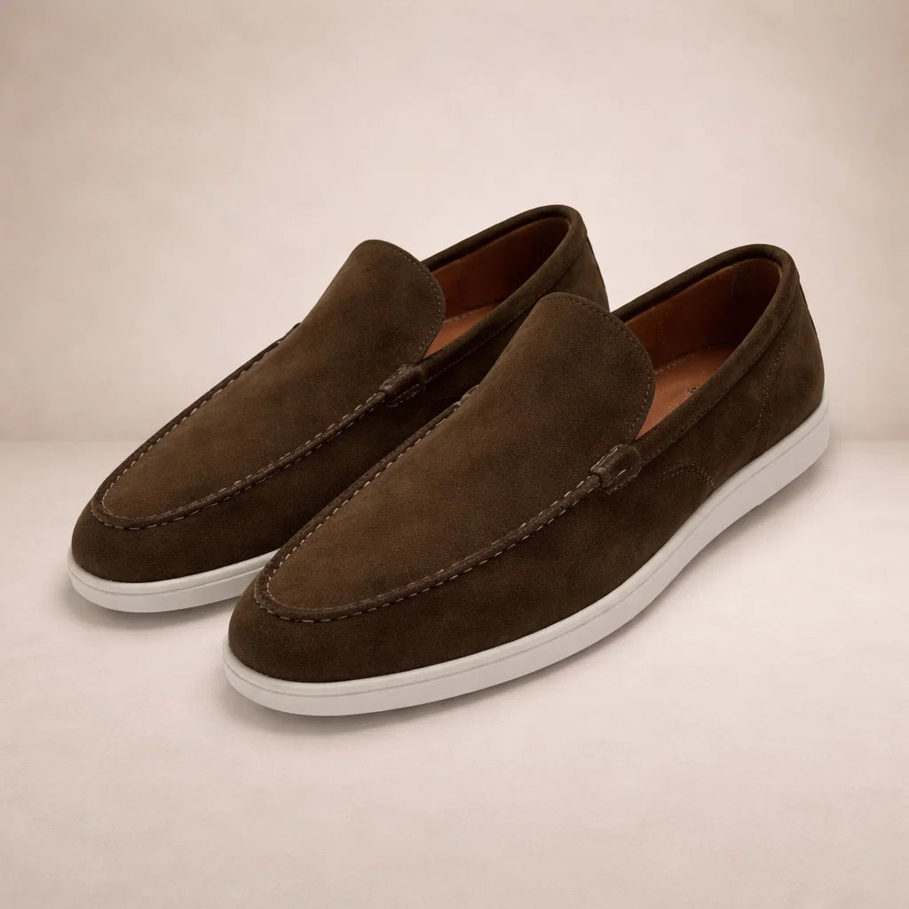 Wessel - Leather Slip-On Casual Loafers