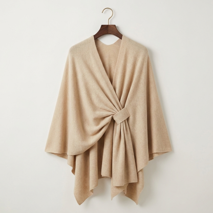 Catriona - Crossover Knit Wrap Shawl