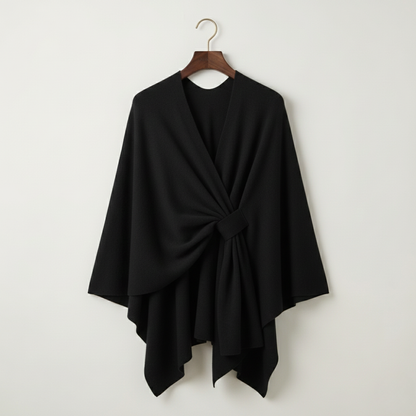 Catriona - Crossover Knit Wrap Shawl