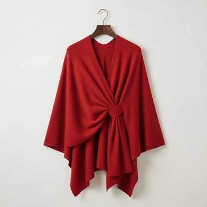 Catriona - Crossover Knit Wrap Shawl