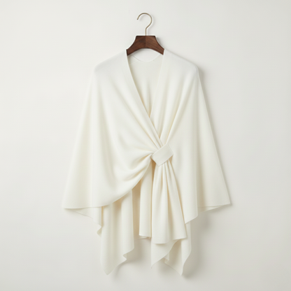 Catriona - Crossover Knit Wrap Shawl