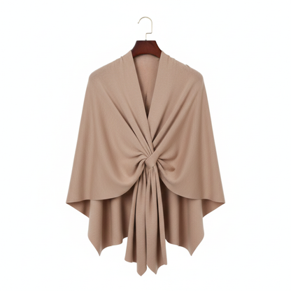 Catriona - Crossover Knit Wrap Shawl