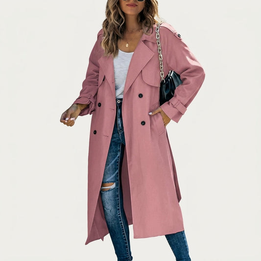 Constance - Double-Breasted Belted Trench Coat 2