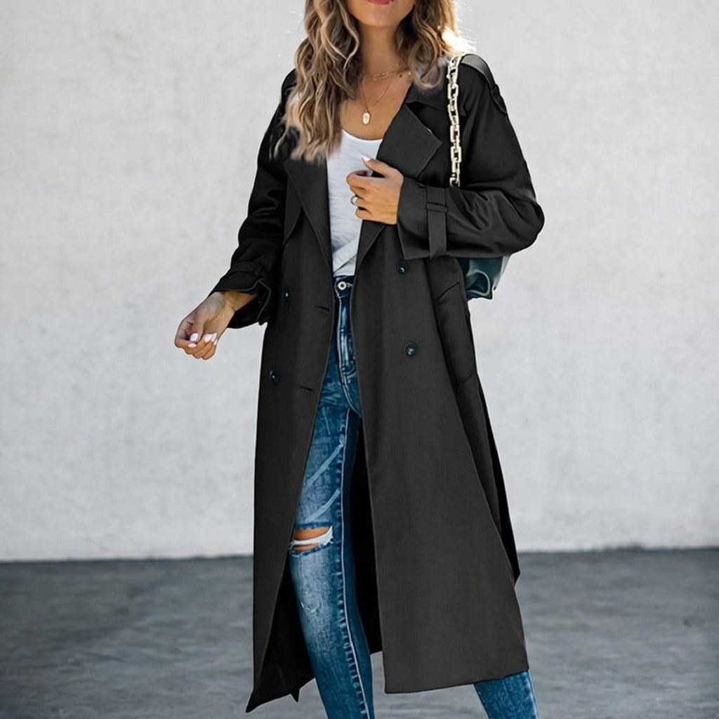 Constance - Double-Breasted Belted Trench Coat 6
