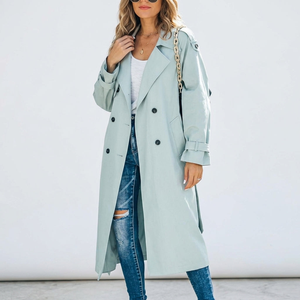 Constance - Double-Breasted Belted Trench Coat 5