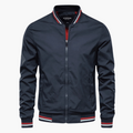 Emerson | Lightweight Zip Up Jacket with Ribbed Trim