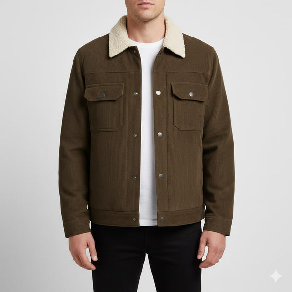 Dawson | Corduroy Jacket with Fleece Lining